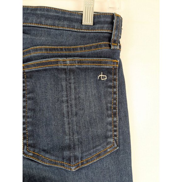 Rag & Bone Jeans Womens 25 Blue Cate Skinny Dark Wash Mid-Rise Denim - Picture 9 of 11